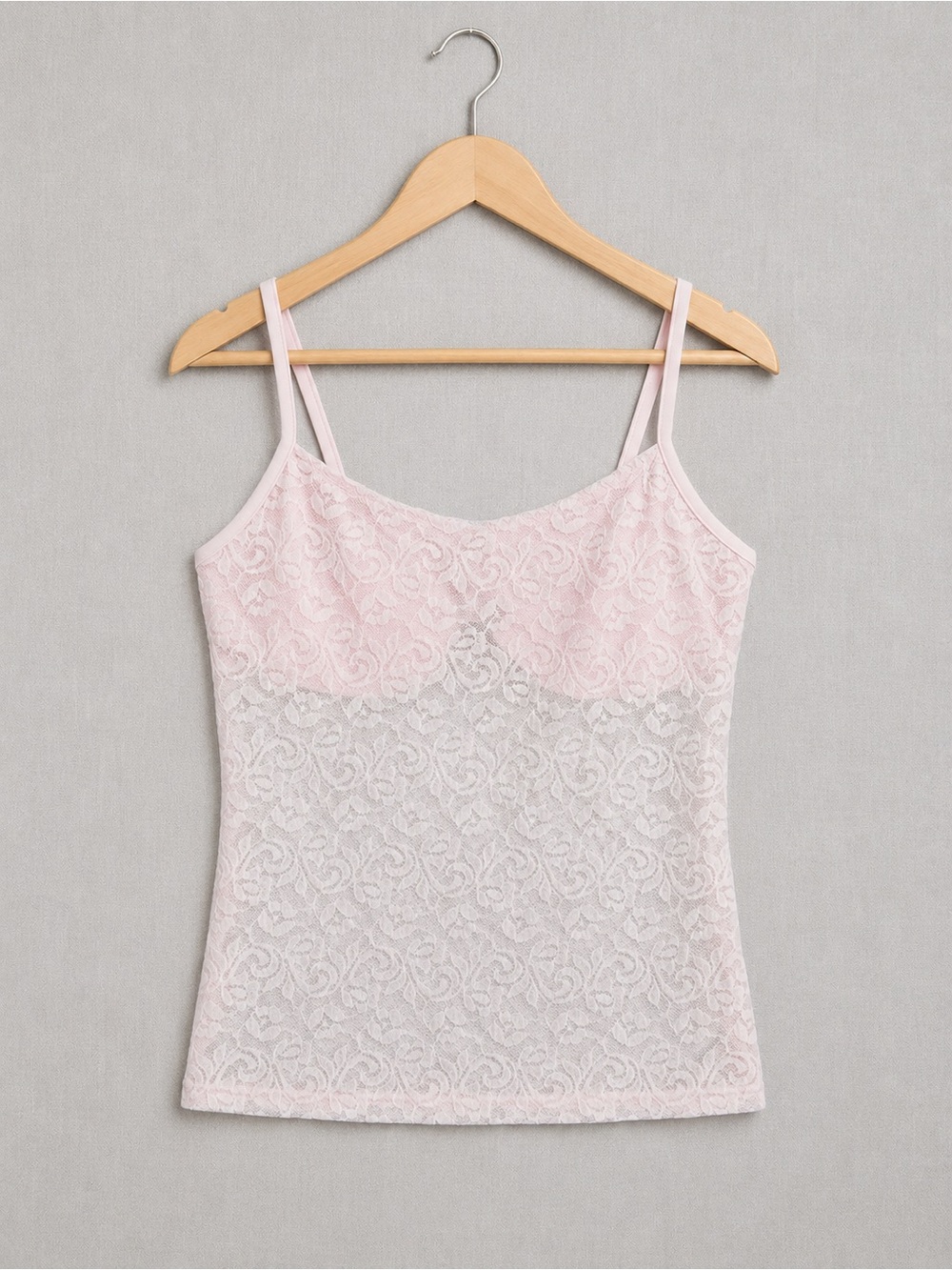 🍒3/33$ PINK Victoria's Secret Light Pink Lace Bra Top/Cami